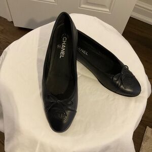 Chanel Navy Ballerina flats size 42